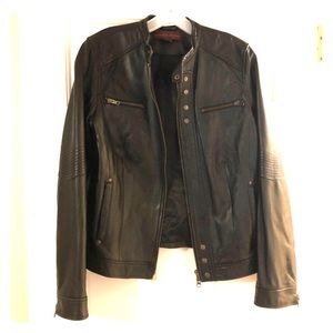 Margaret Godfrey Leather Moto Jacket